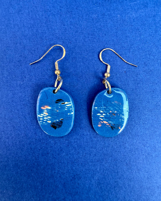 Pendientes azules de Brazuelo