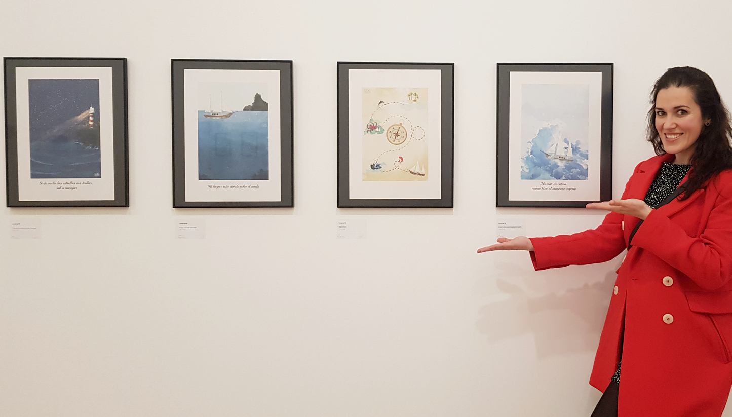 Lámina Un mar en calma nunca hizo al marinero experto