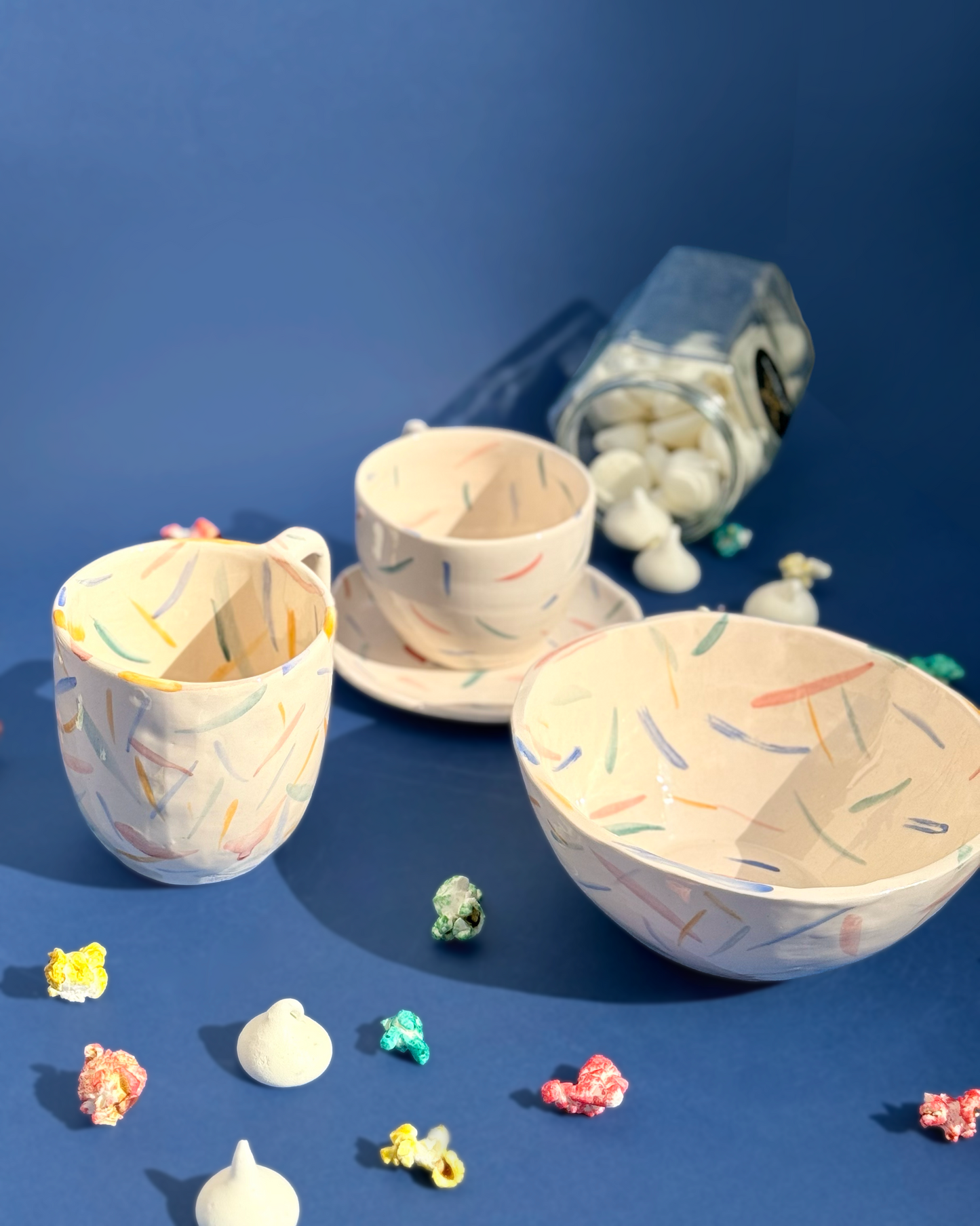 Taza y plato Arganza