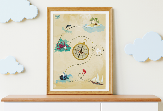 Ilustración Mapa del Tesoro