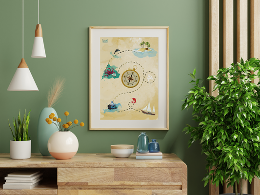 Ilustración Mapa del Tesoro